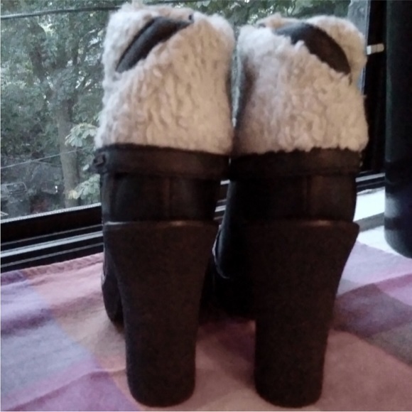 DIESEL | Black Leather Booties | Zip up | 6 - Picture 3 of 5